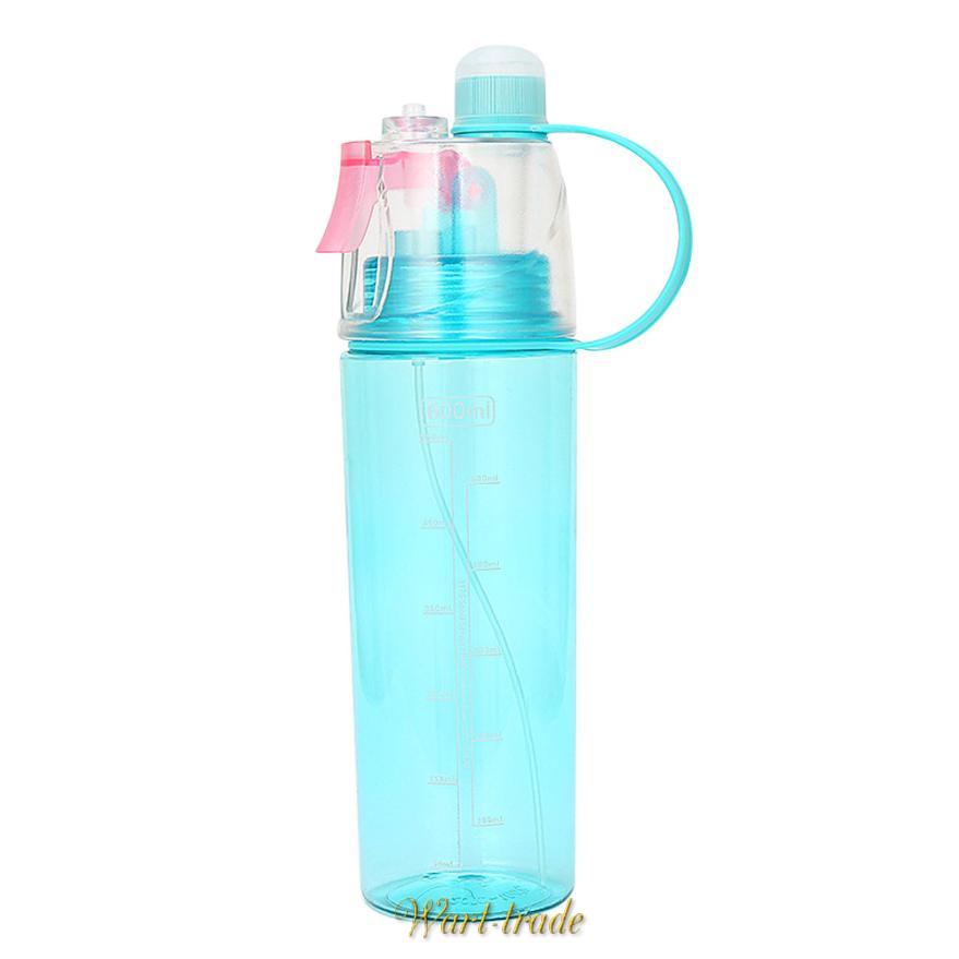Sportovní láhev s rozprašovačem na vodu Dvojí použití Bpa Fashion MODRÁ