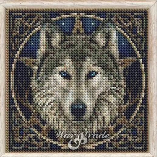 Diamantové malování vlk