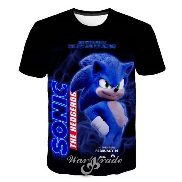 3D tričko Sonic 115-120