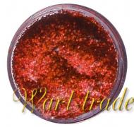 Třpytivý gel 12ml- červený tmavý