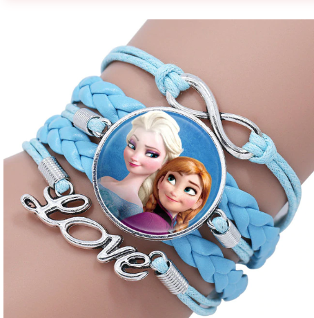 dívčí náramek – Elsa a Anna 