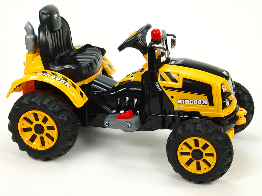 Elektrický traktor Kingdom žlutý