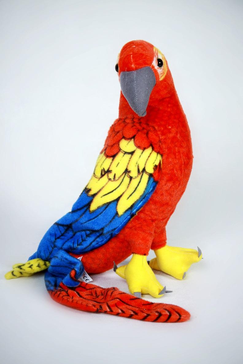 Papoušek ARA červený