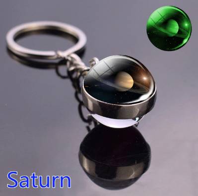 Svítící klíčenka Saturn