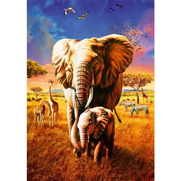 Diamantové  malování sloni