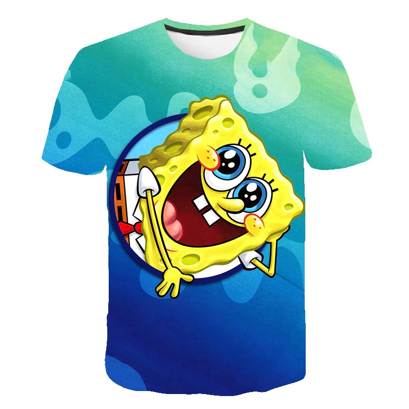 3D tričko tisk SpongeBob