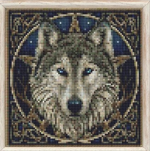 Diamantové malování vlk