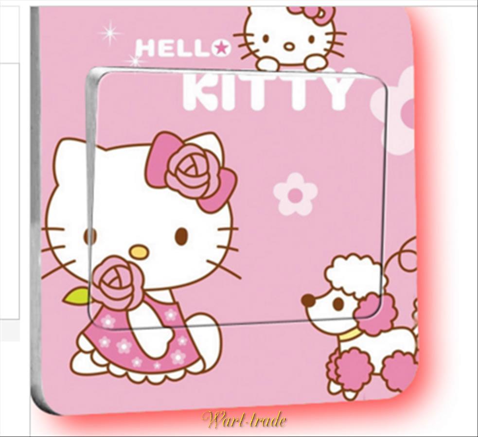 Samolepka na vypínač Hello Kitty