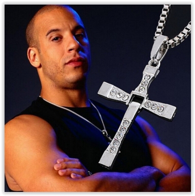 Řetízek na krk s křížem - Dominic Toretto - Rychle a zběsile 