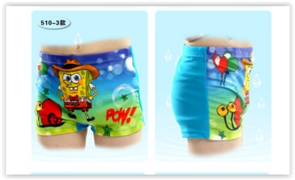 CHLAPECKÉ PLAVKY BOXERKY SPONGEBOB