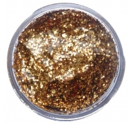 Třpytivý gel 12ml- zlatý